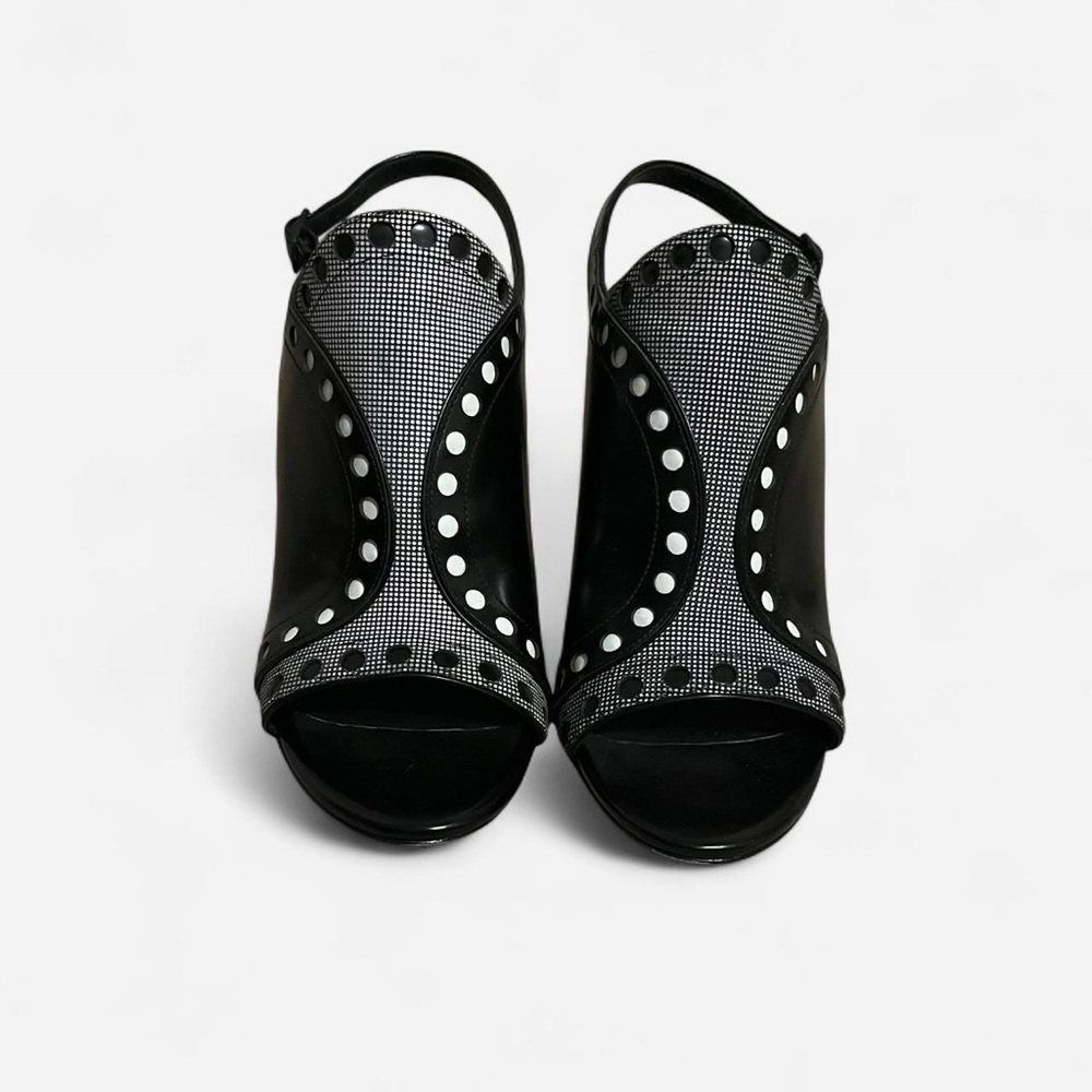 Alexander Wang Black and White Heels